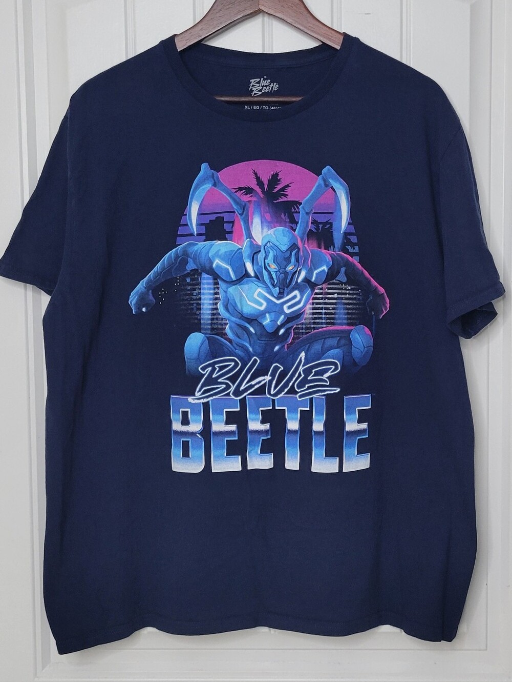 Blue Beetle Graphic Tee - Navy Blue
